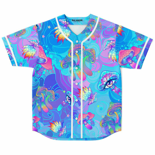 Mushrooms set baseball jersey