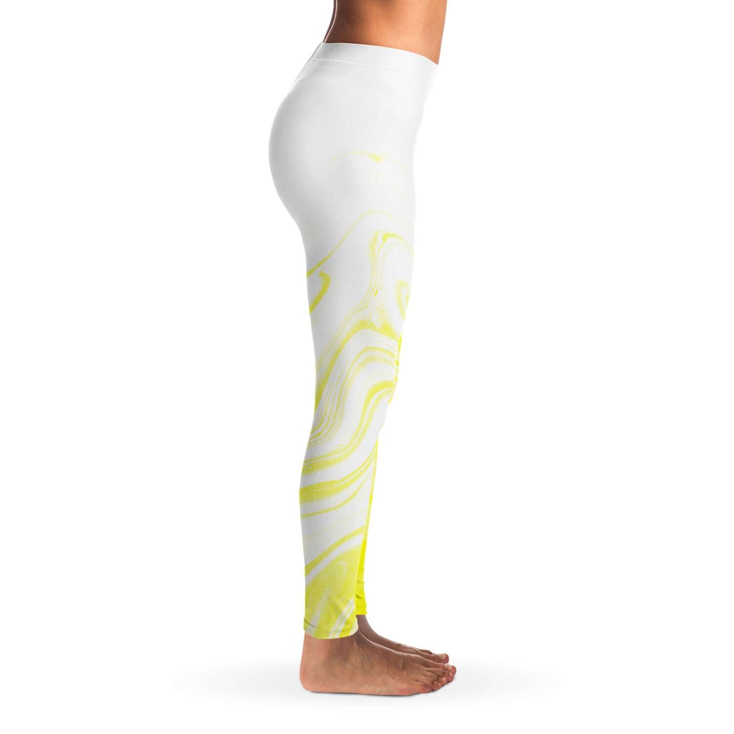 Yellow tossed Leggings