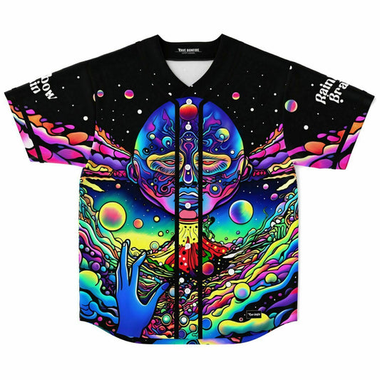 Rainbow Brain Baseball Jersey