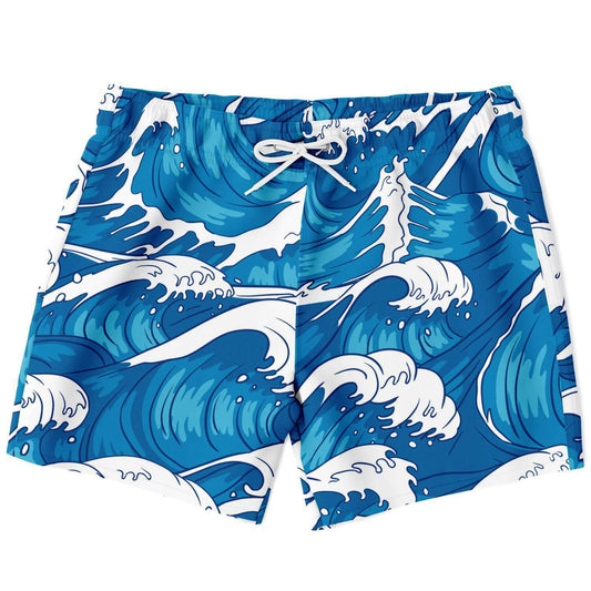 Waves shorter-length swim trunks