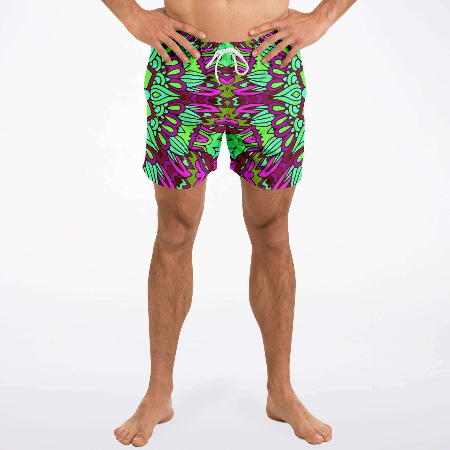 Colorful ethnic  swim trunk