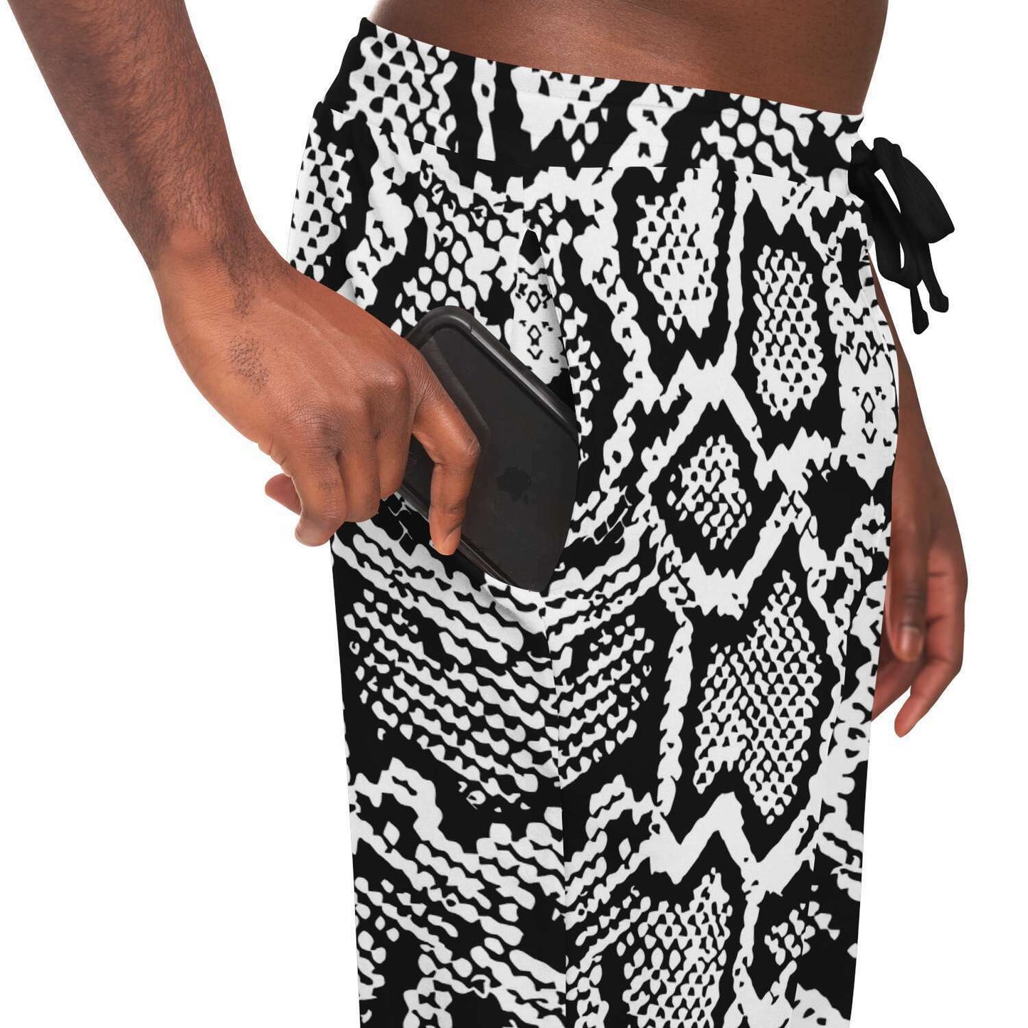 Snake pattern jogger