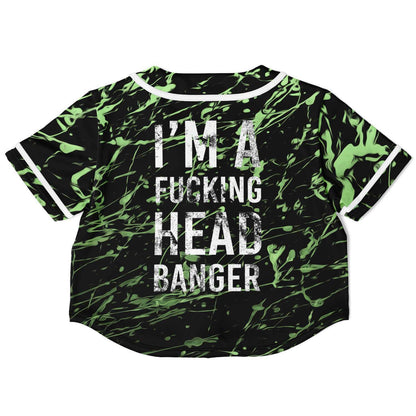 Im a fucking headbanger cropt top