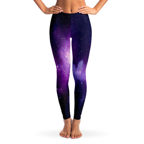 Purple Galaxy Leggings