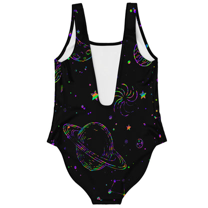 Colorful galaxy swimsuit