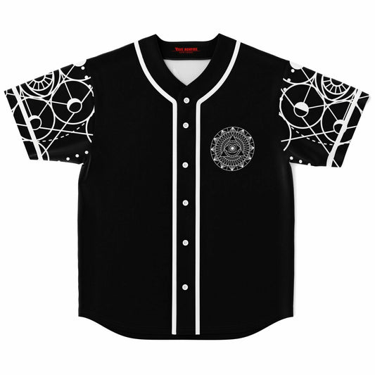 Illuminati abstract baseball jersey