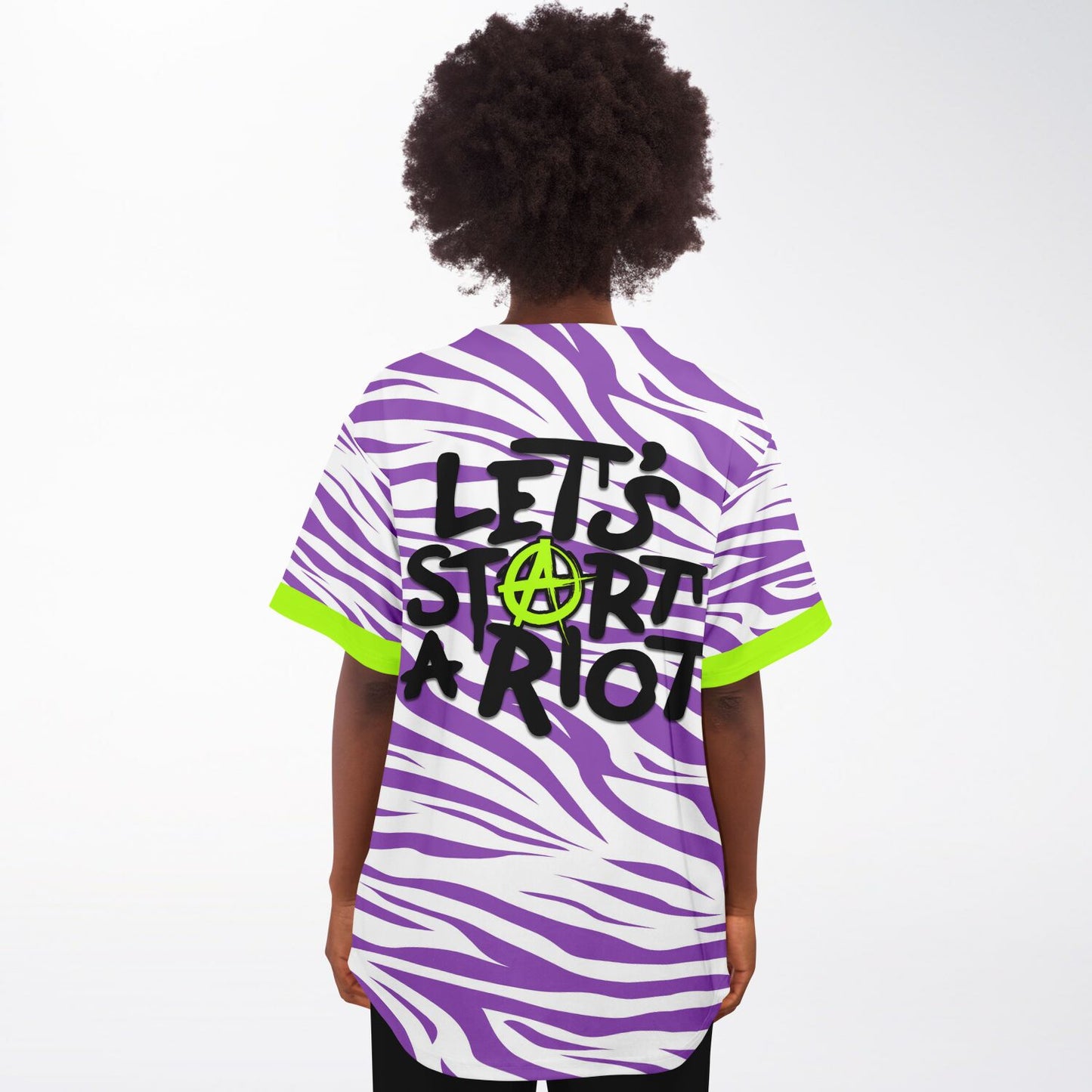 Let's start a riot baseball jersey
