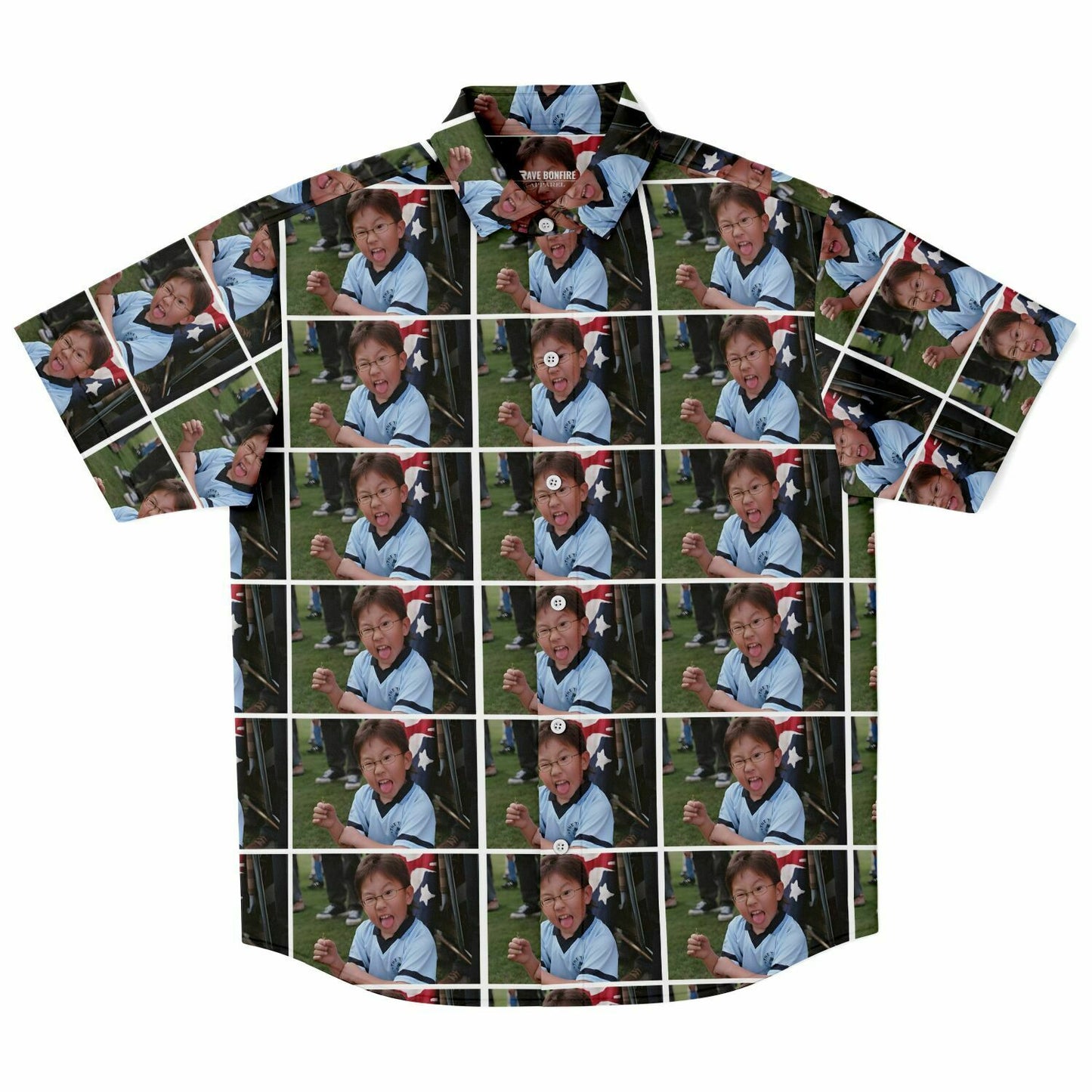 Byong-Son custom short sleeve button down shirt