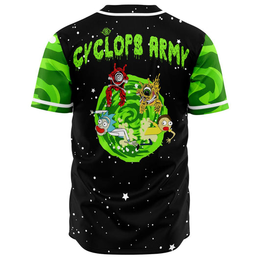 Rick & Morty  cyclops army subtro custom jersey
