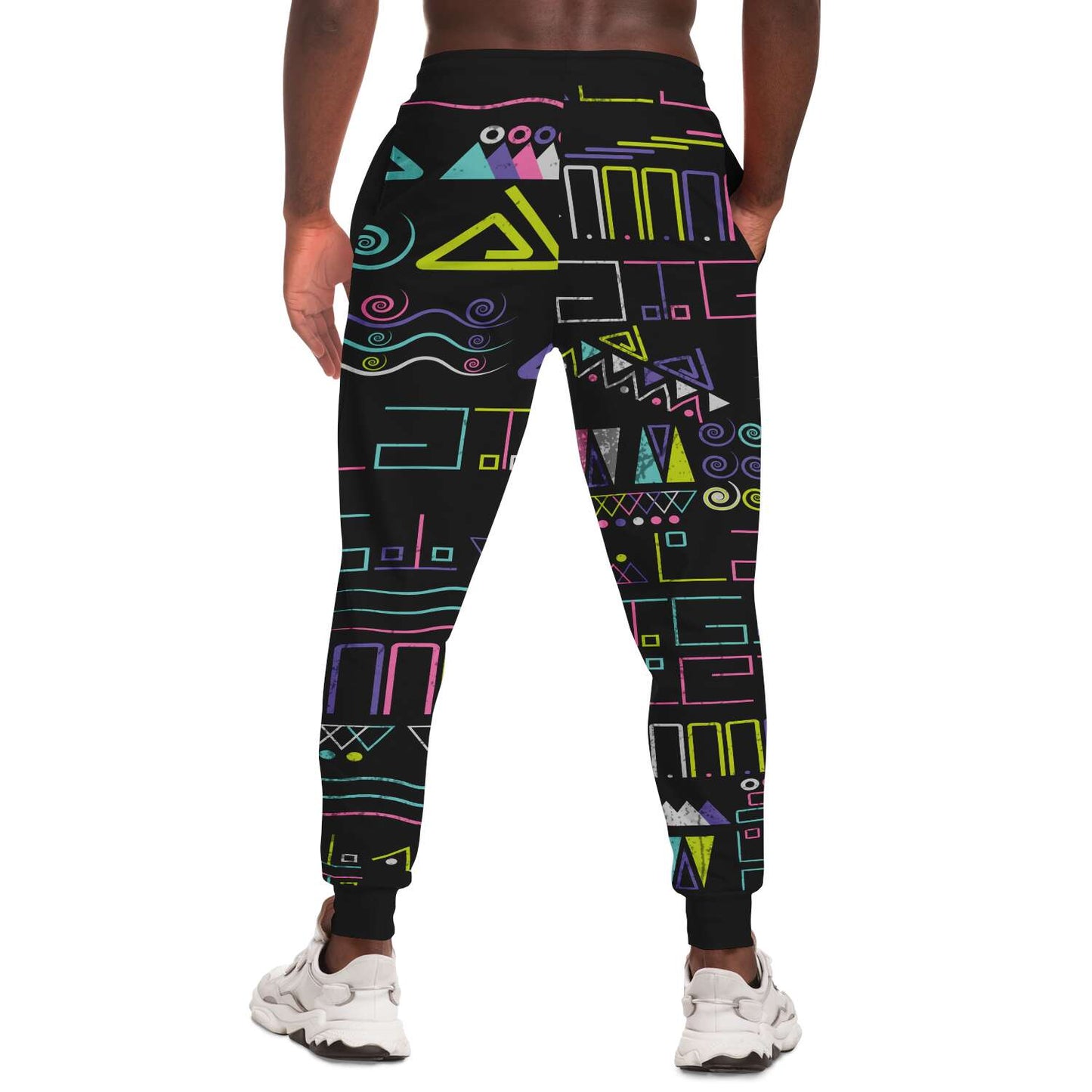 Colorful tribe pattern jogger