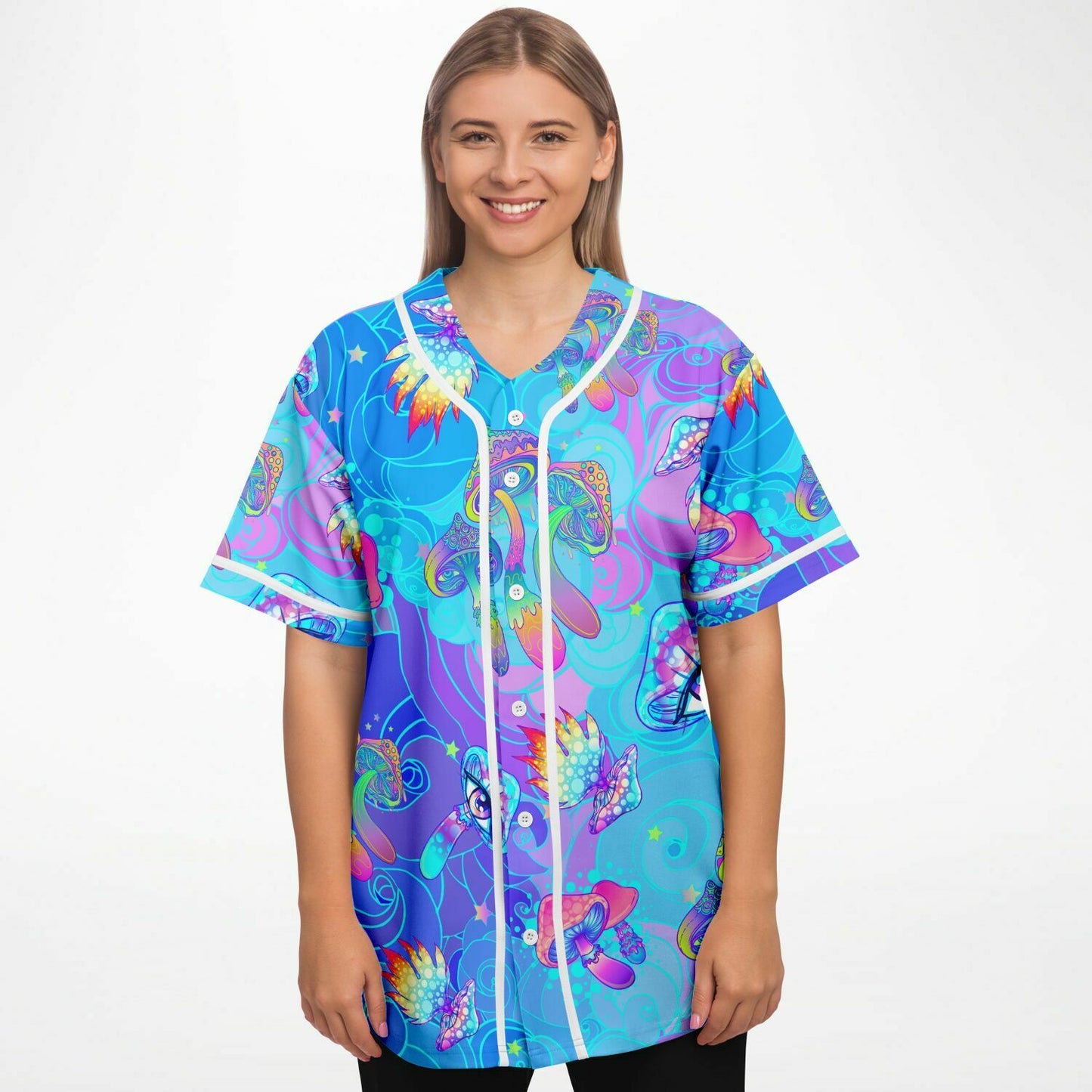 Mushrooms set baseball jersey