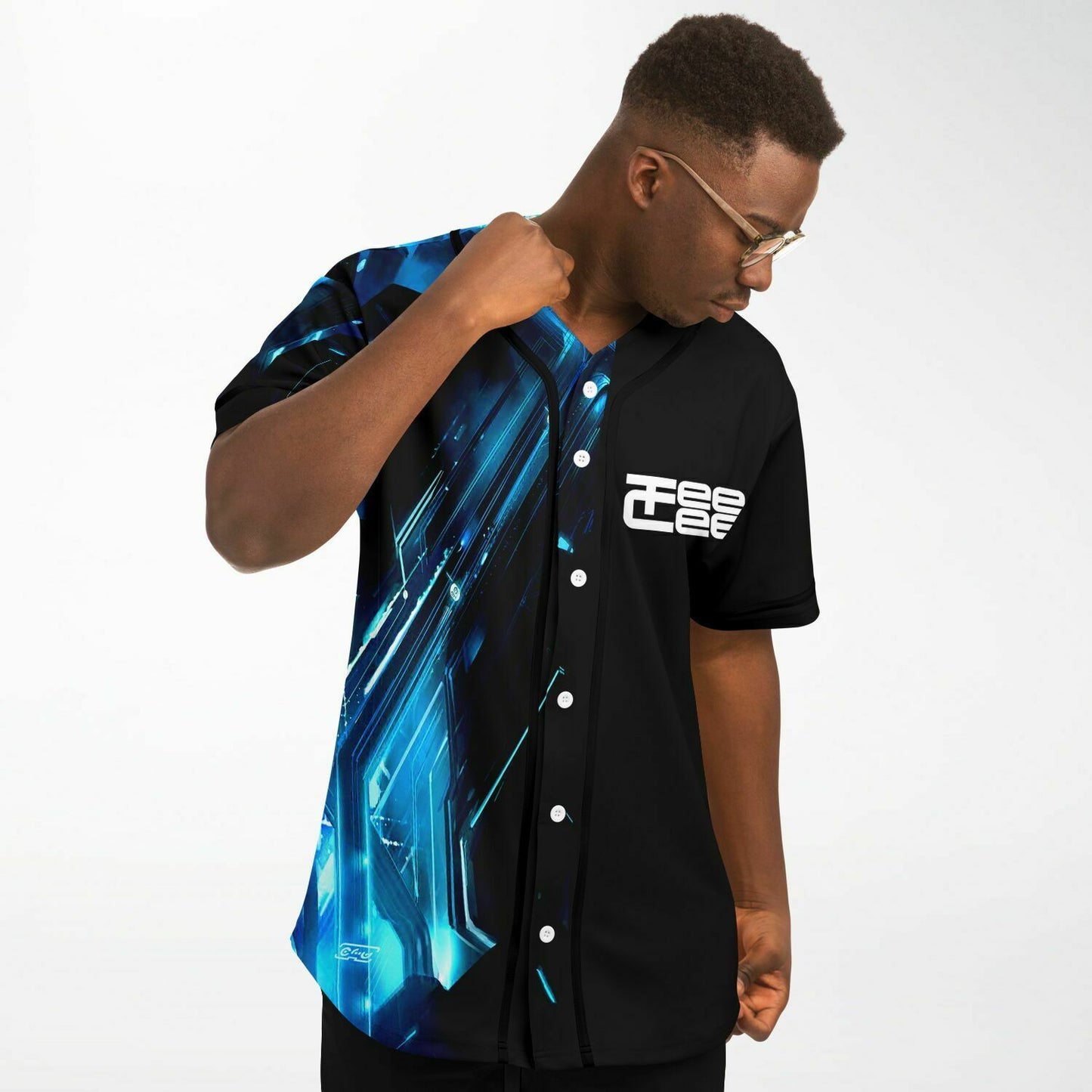 Blue Teecee baseball jersey