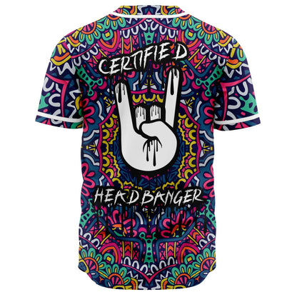 Certified headbanger custom jersey