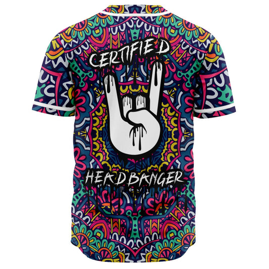 Certified headbanger custom jersey