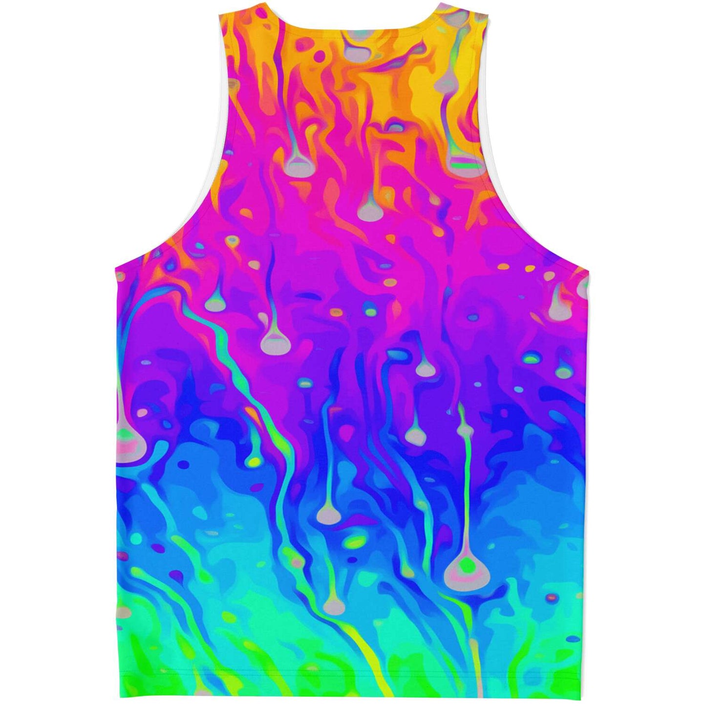 Rainbow acid trip tank top