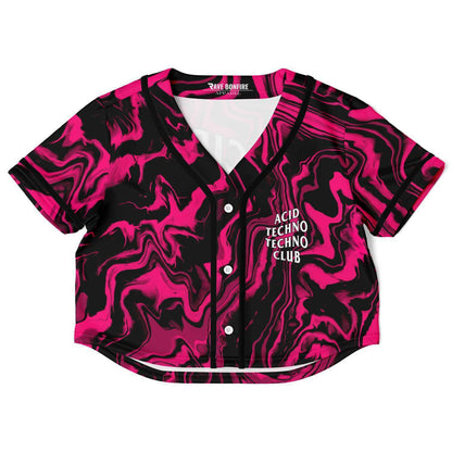 acid techno techno club baseball jersey