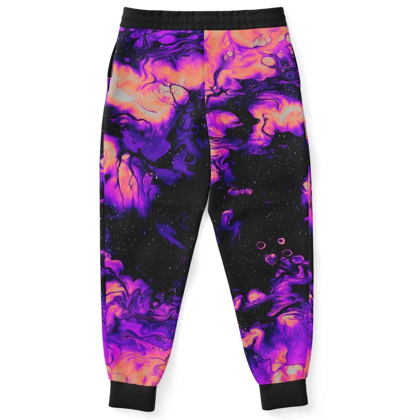 Peachy and purple acid trip jogger