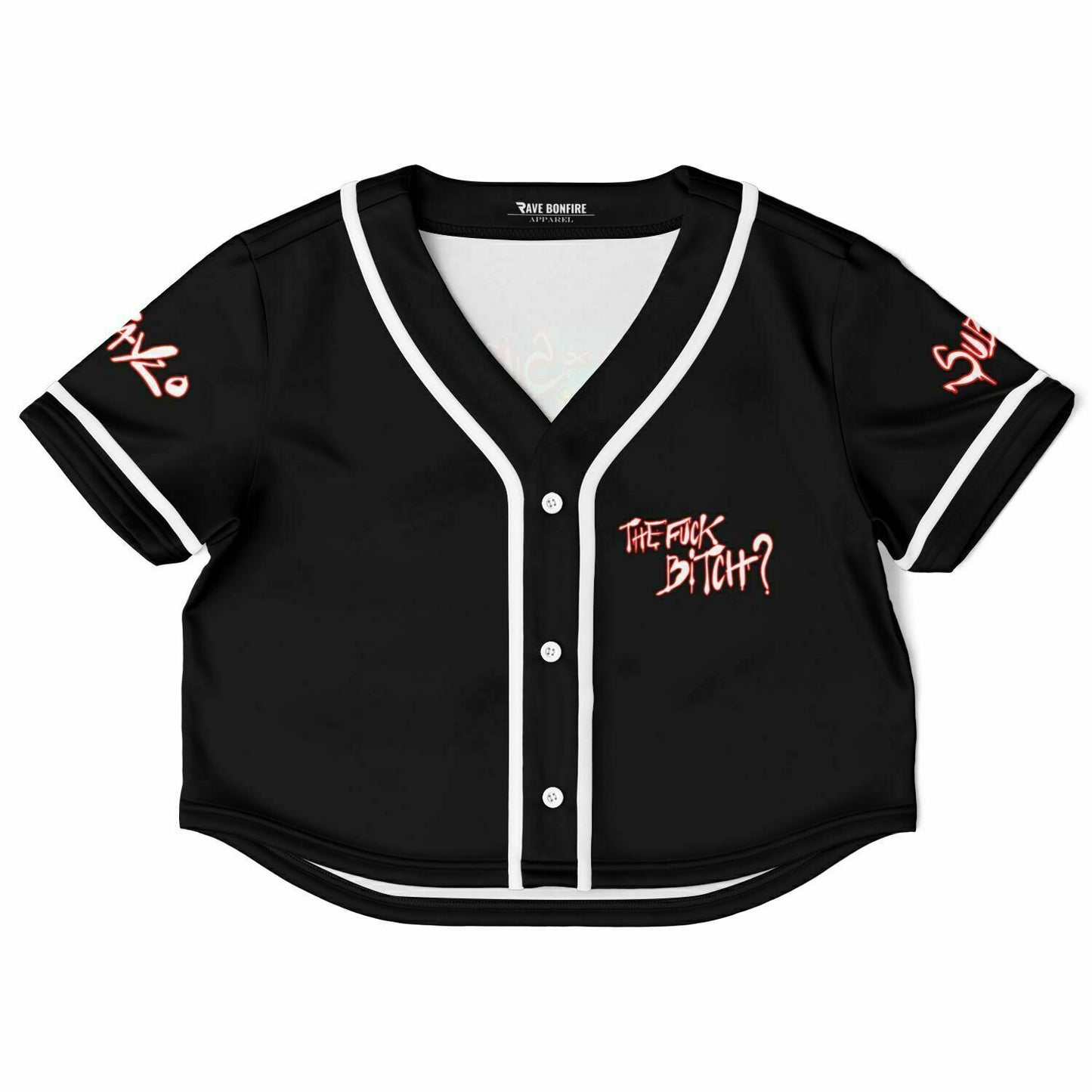 Rhiannon Cropped Baseball Jersey