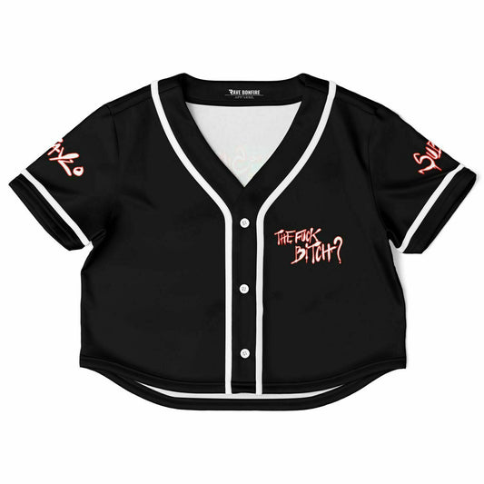 Rhiannon Cropped Baseball Jersey