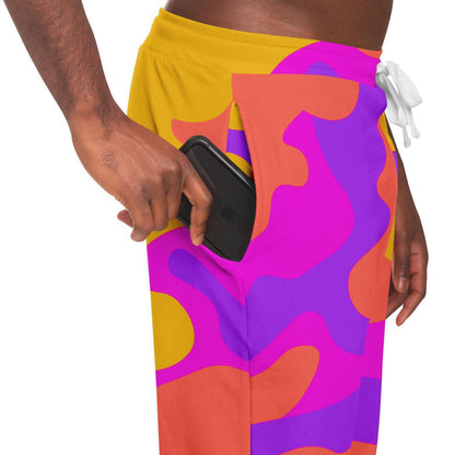 Colorful camouflage jogger