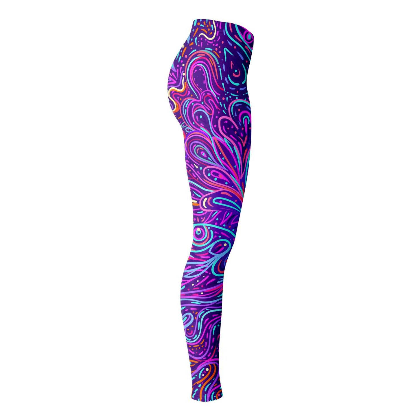 Trippy psychedelic leggings