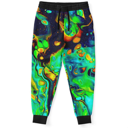 Green liquid space jogger