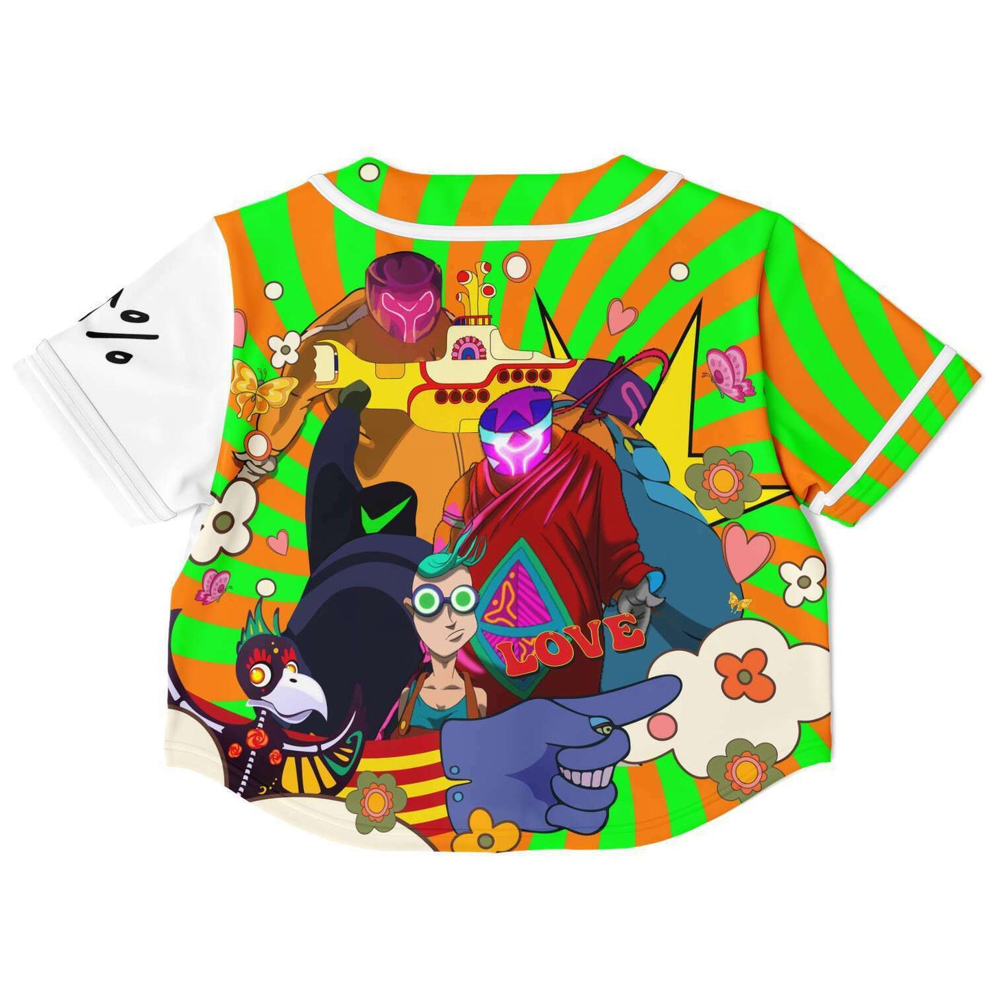 GUD VIBRATIONS crop top jersey