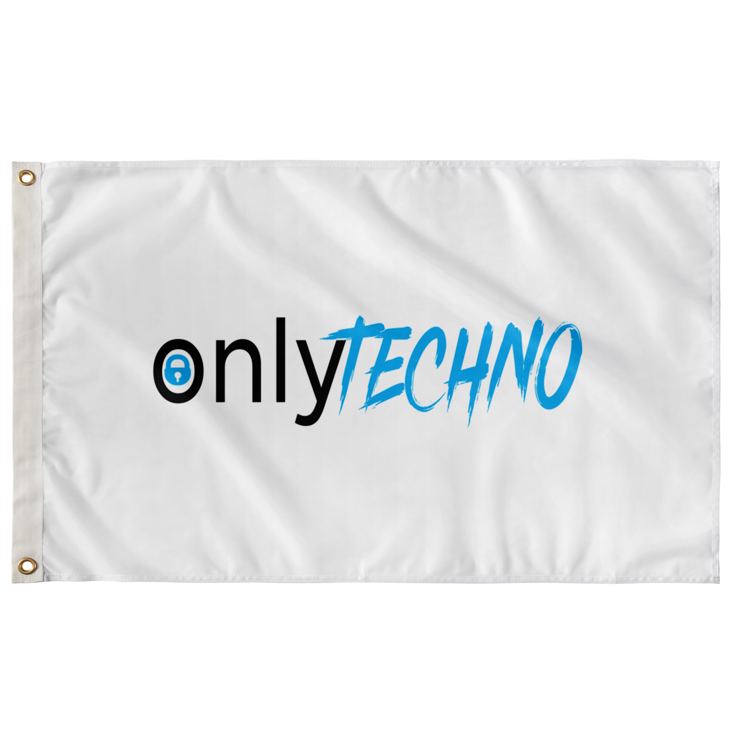 Only techno custom flag