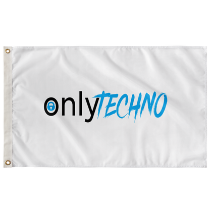 Only techno custom flag