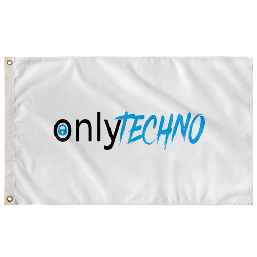 Only techno custom flag