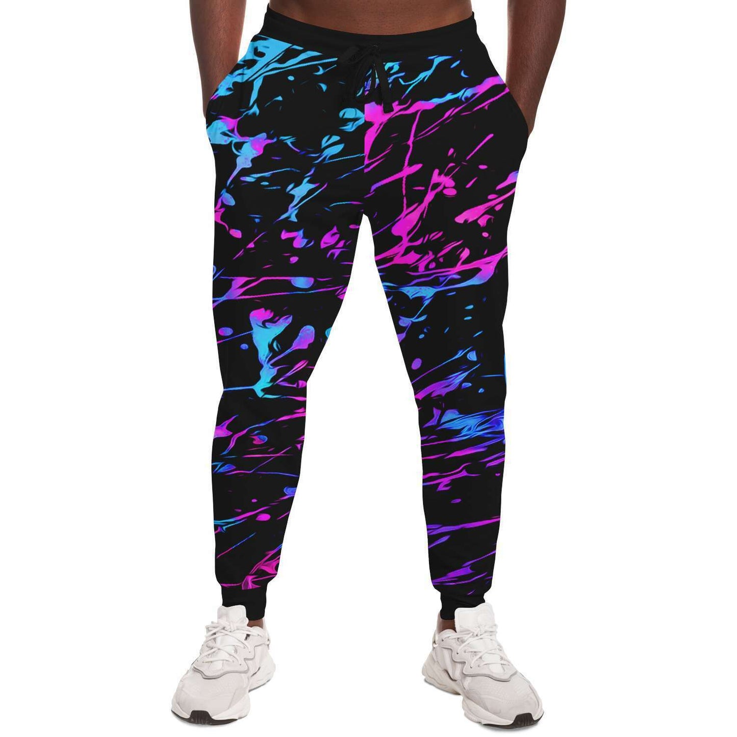 Colorful paint splash jogger