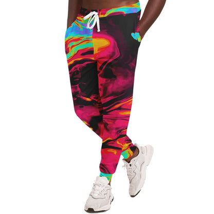 Red acid trip jogger