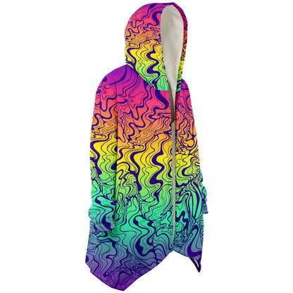 Rainbow psychedelic  lines cloak