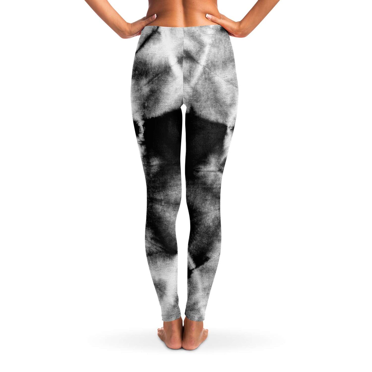 B&W Tie dye Leggings