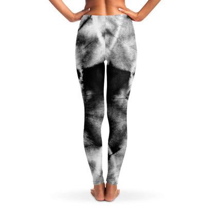 B&W Tie dye Leggings