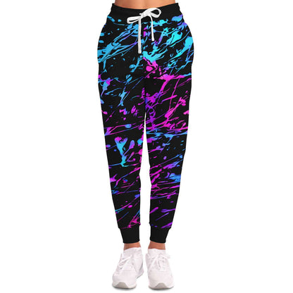 Colorful paint splash jogger