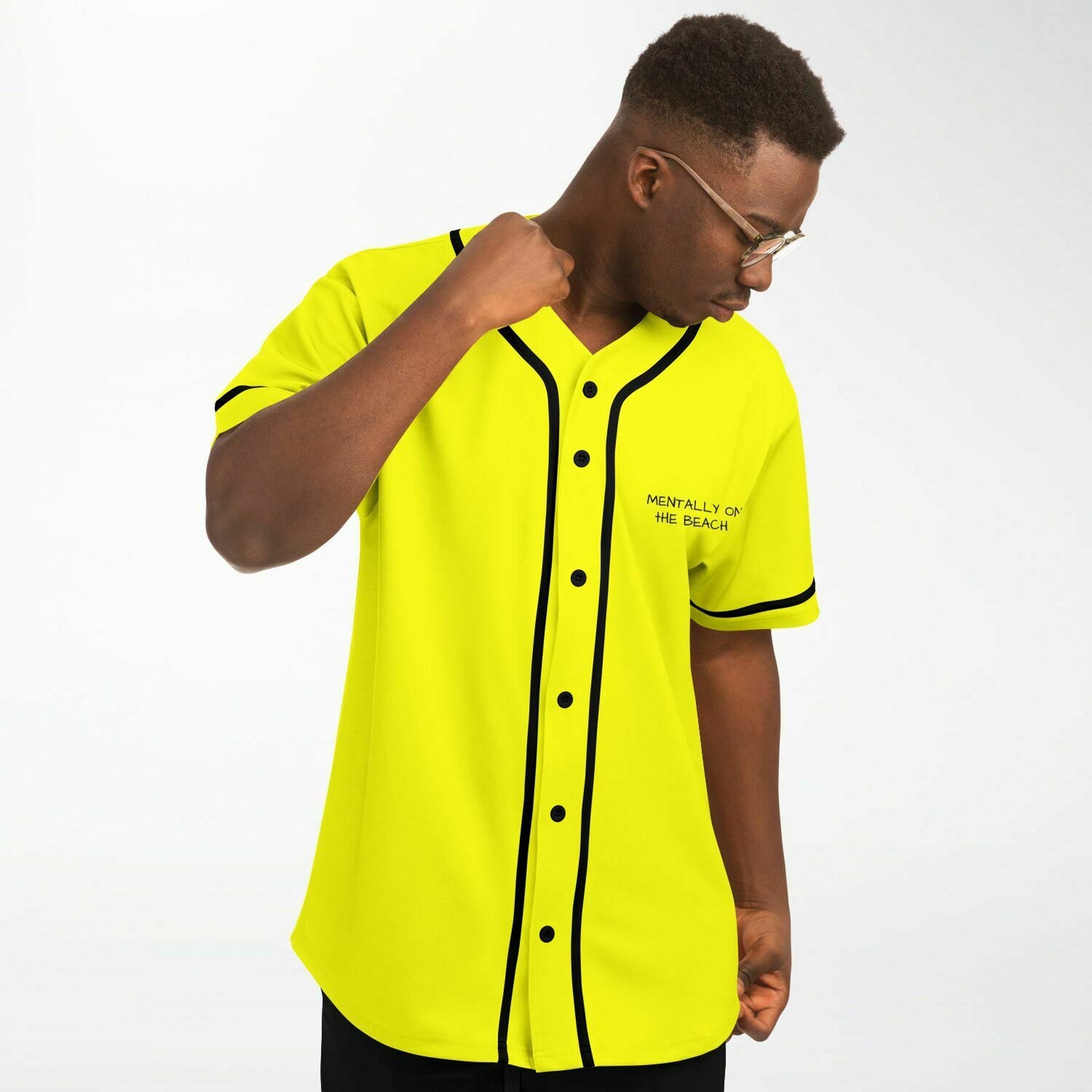 Champmad mentally on the beach baseball jersey