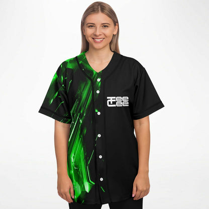 Green teecee baseball jersey