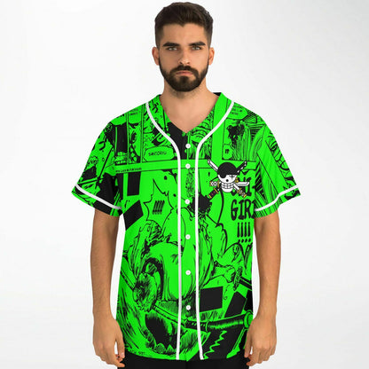 Zoro one pience baseball jersey
