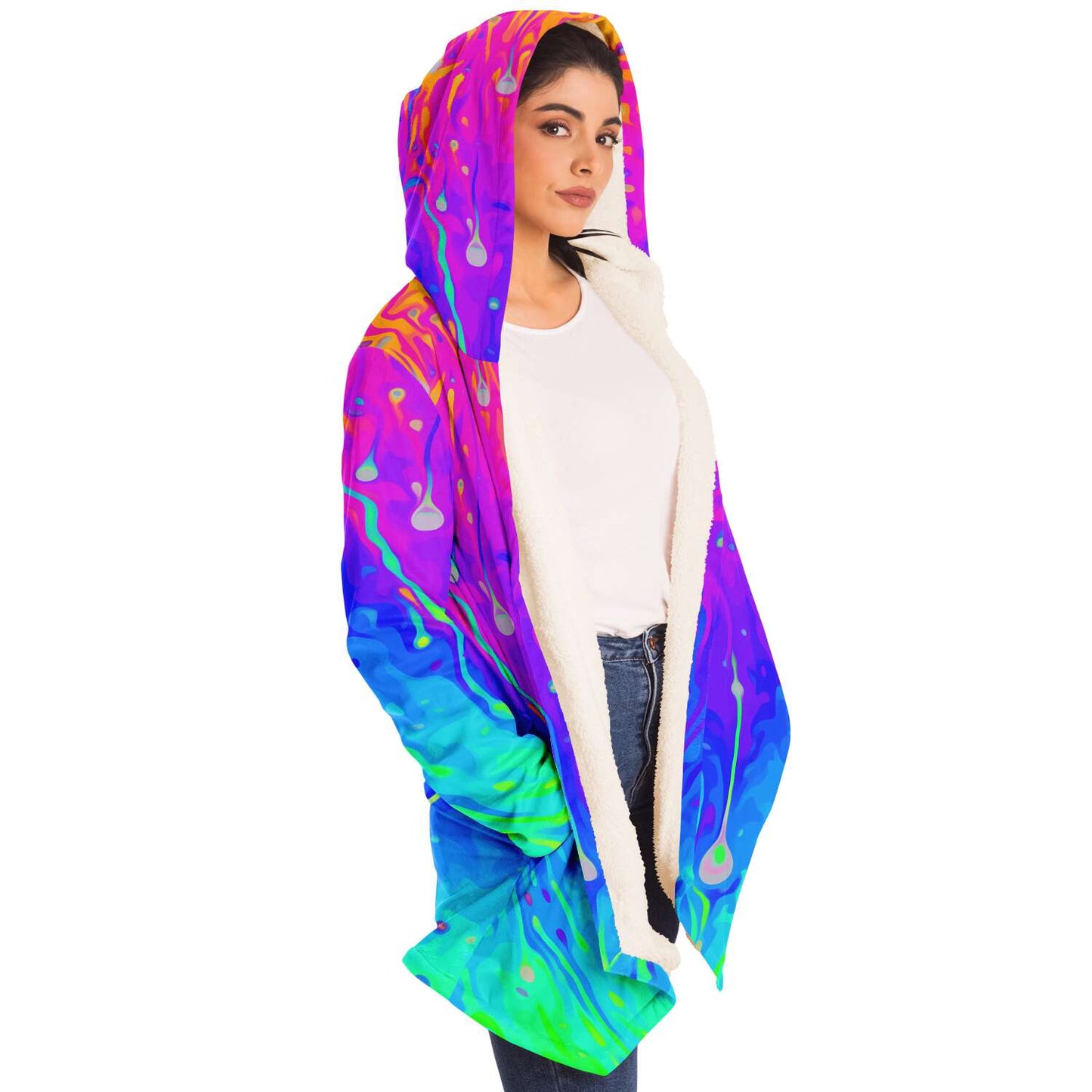 Rainbow acid trip cloak