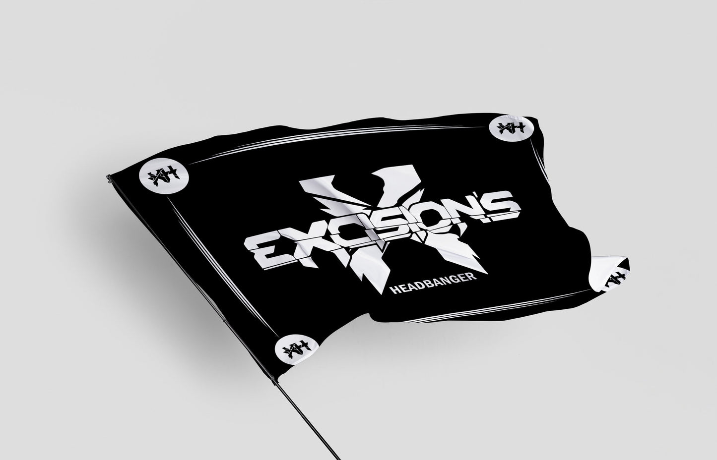 Headbanger custom Flag