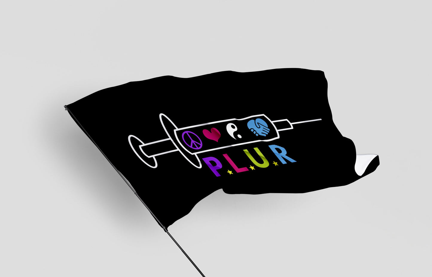 PEACE . LOVE . UNITY. RESPECT FLAG