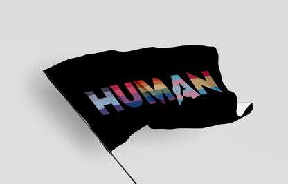 Human custom flag