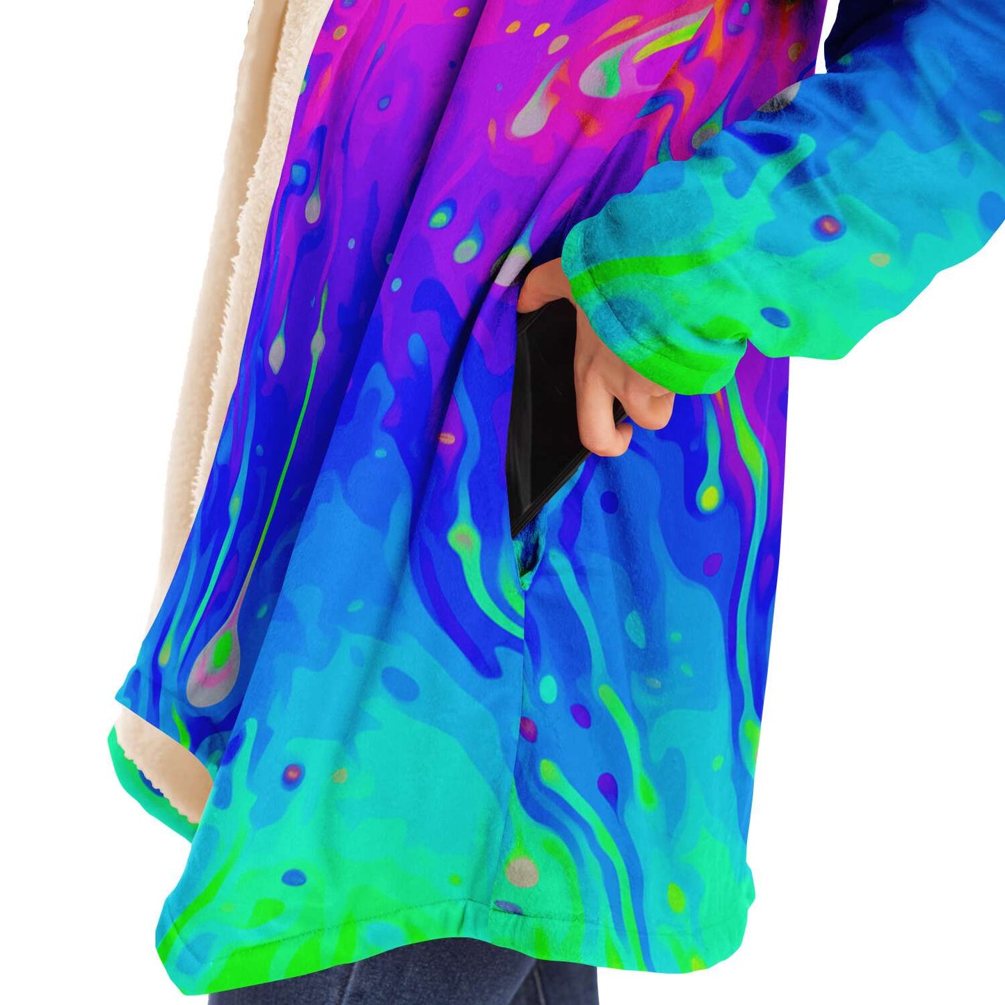 Rainbow acid trip cloak