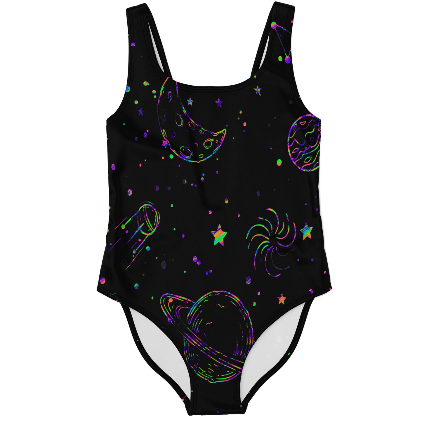 Colorful galaxy swimsuit