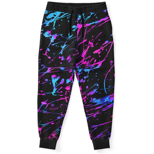 Colorful paint splash jogger