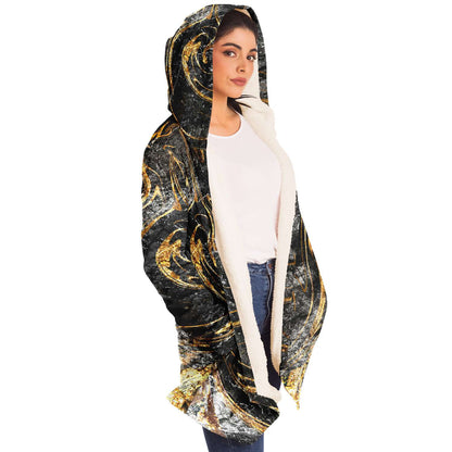 Marbled in gold cloak