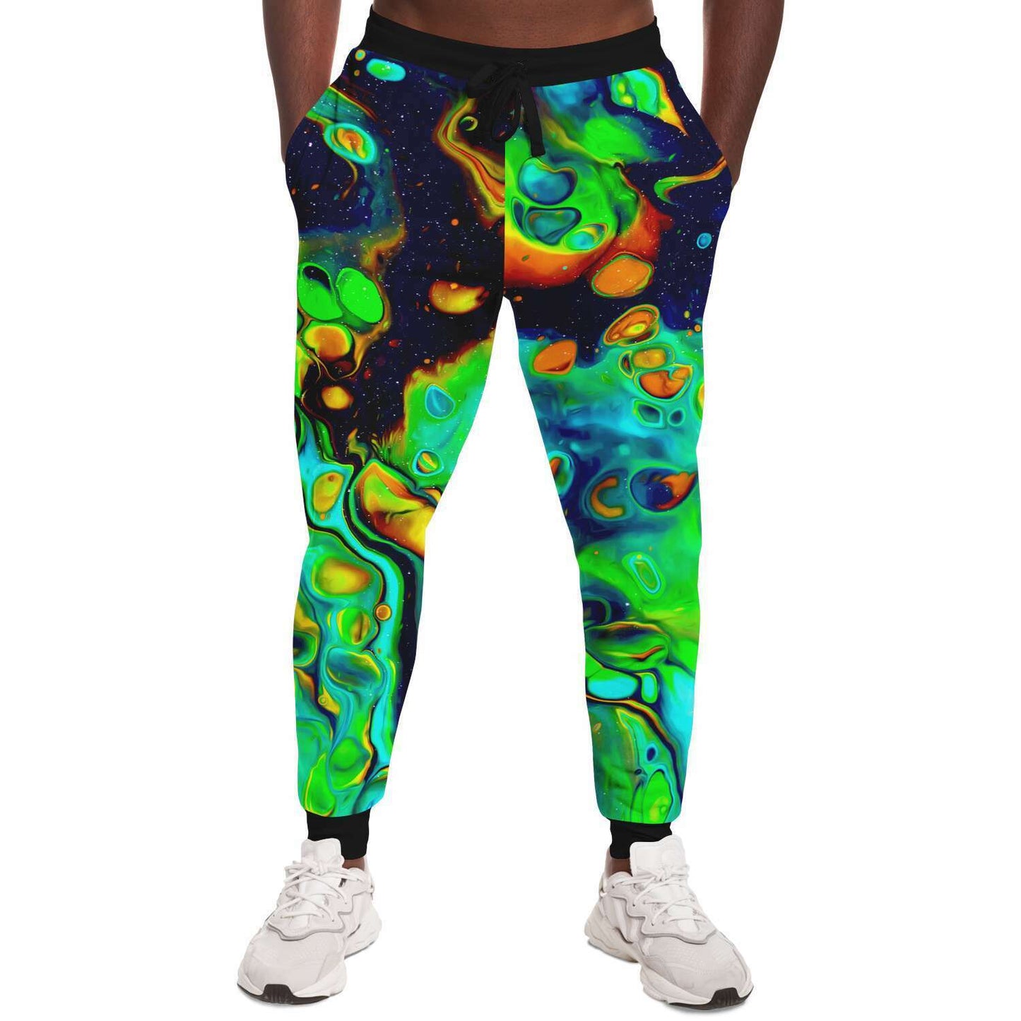 Green liquid space jogger