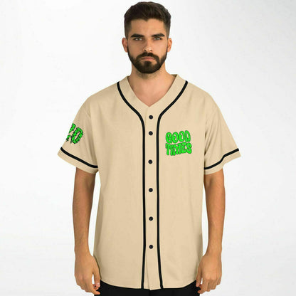 Pothead good times rave baseball jersey