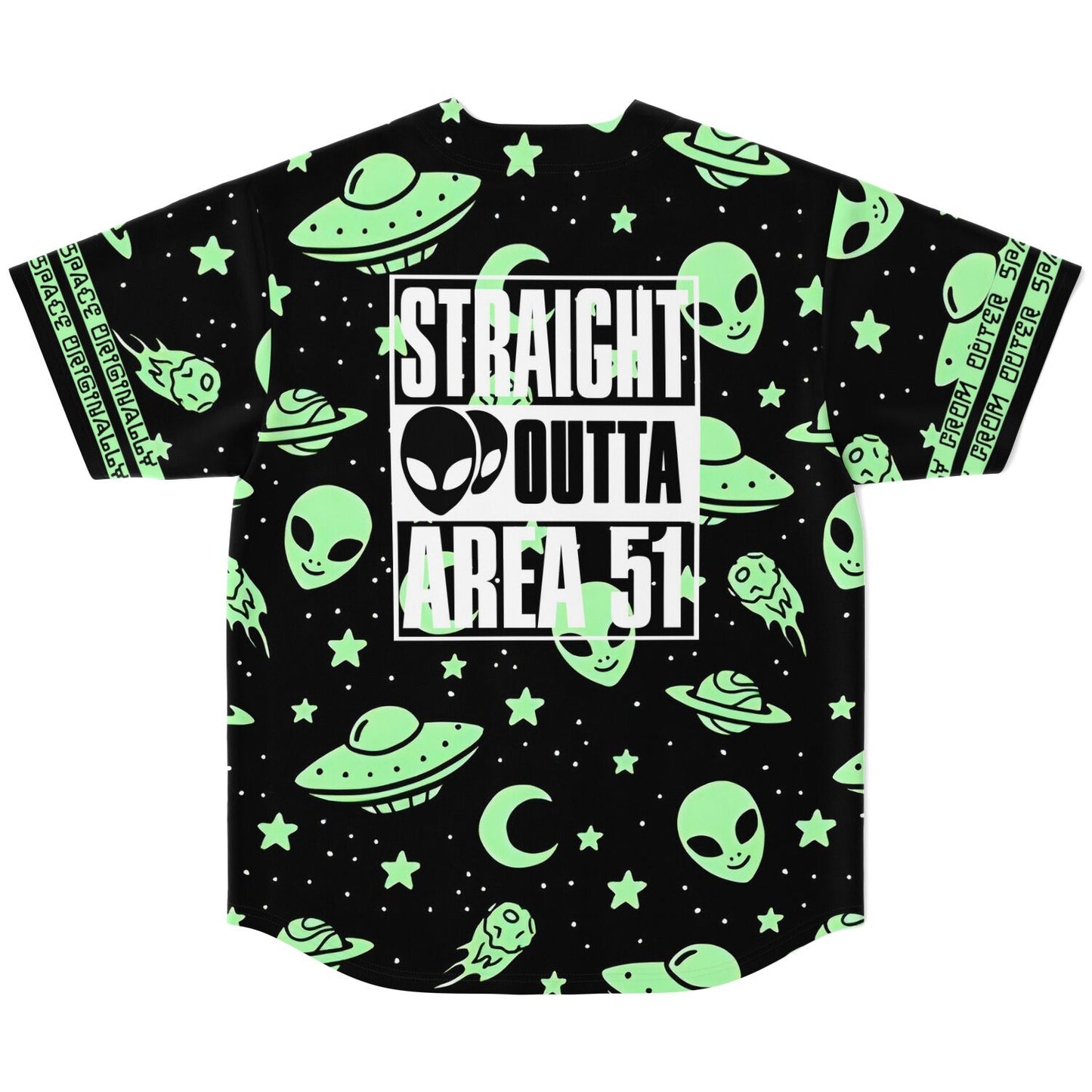 Originally from outer space baseball jersey